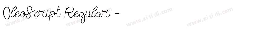 0leoScript Regular字体转换